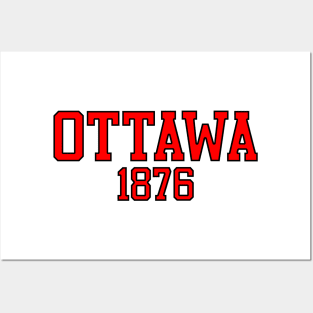 Ottawa 1876 (White) Posters and Art